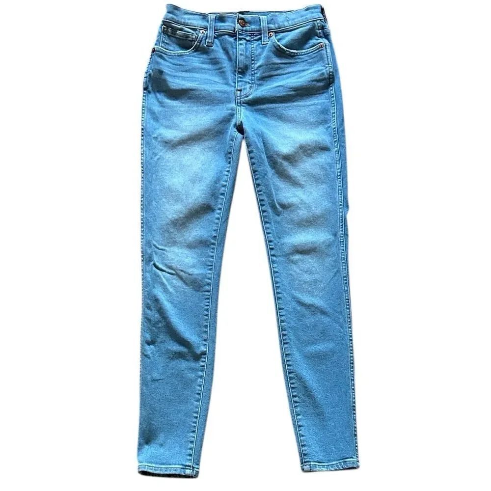 Madewell Light Blue High Rise Skinny Jeans